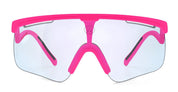 Ottica Mondello Roma - Alba Optics - 8050054518466 - DELTA - FUCHSIA II / VZUM F-LENS FIRE - Tr90 - shape Mask - pink - EYEWEAR - SUNGLASSES - Unisex,Uomo,Donna,Women,Men - lens red - Made In Italy