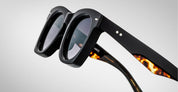 Ottica Mondello Roma - Jacques Marie Mage - JMMAV-11A - AVA - NOIR 11 - Acetate - shape Round - Black - EYEWEAR - SUNGLASSES - Unisex,Uomo,Donna,Women,Men - lens Black - Made In Japan