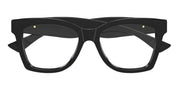 Ottica Mondello Roma - Bottega Veneta - BV1459O-001 - BV1459O-001 - BLACK RX - Acetate - shape Squared - Black - EYEWEAR - EYEGLASSES - Donna,Women - lens Clear - Made In Italy