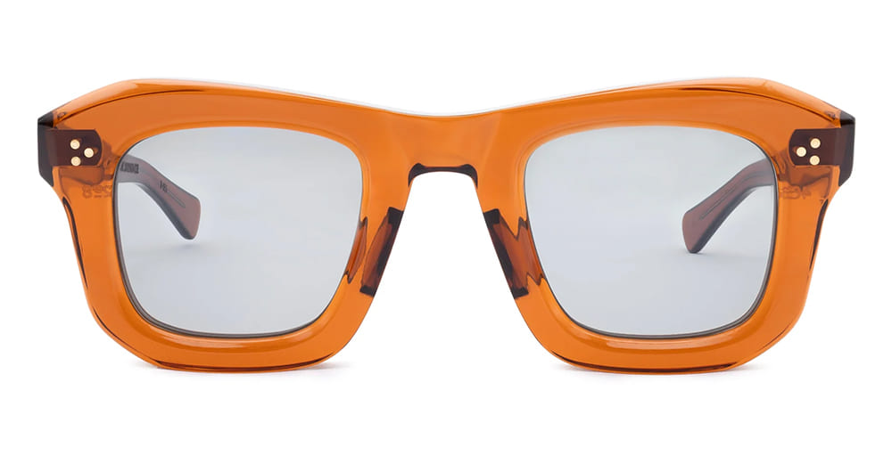 Ottica Mondello Roma - Max Pittion - MXPL-017H - MONSTRE 44 - FRENCH BEER DARK / LIGHT GREY LENS - Acetate - shape  - brown - EYEWEAR - SUNGLASSES - Unisex,Uomo,Donna,Women,Men - lens  - Made In Japan