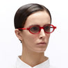 Ottica Mondello Roma - Kuboraum - KRS0P6RU0000002F - MASK P6 - RUBY - Acetate - shape  - black, havana - EYEWEAR - SUNGLASSES - Uomo,Men - lens  - Made In Italy