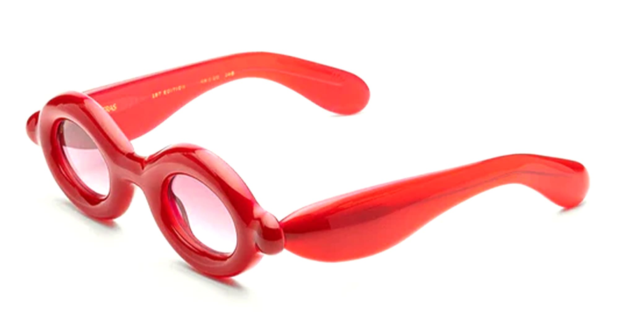Ottica Mondello Roma - Paloceras - VR-RX - PEBBLE - Velvet Rouge RX - Acetate - shape Oval - red - EYEWEAR - SUNGLASSES - Unisex,Uomo,Donna,Women,Men - lens Gradient pink - Made In China