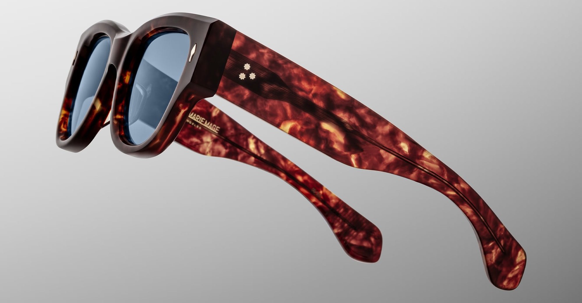 Ottica Mondello Roma - Jacques Marie Mage - JMMEH-7U - CHELSIE - BRECCIA - Acetate - shape  - Havana - EYEWEAR - SUNGLASSES - Unisex,Uomo,Donna,Women,Men - lens  - Made In Japan