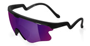 Ottica Mondello Roma - Alba Optics - 8050054514628 - DELTA LEI - BLACK / VZUM PLASMA - Tr90 - shape Mask - Black - EYEWEAR - SUNGLASSES - Unisex,Uomo,Donna,Women,Men - lens purple - Made In Italy