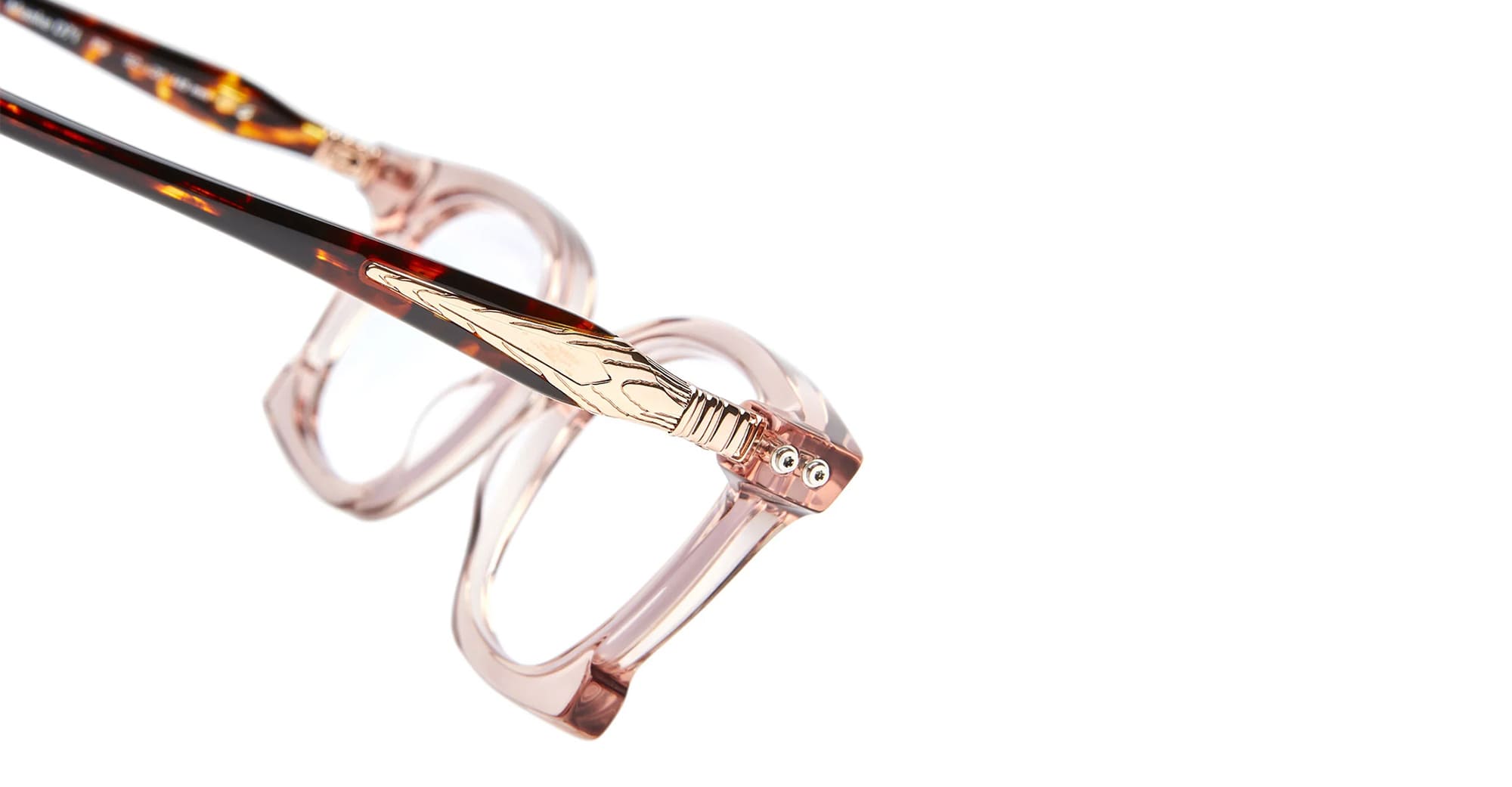 Ottica Mondello Roma - Kuboraum - KROD71PS000000OP - MASK D71 - PINK SALT RX  - Acetate, metal - shape Round - transparent pink - EYEWEAR - EYEGLASSES - Unisex,Uomo,Donna,Women,Men - lens Clear - Made In Italy