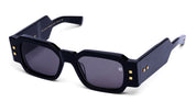Ottica Mondello Roma - Balmain - BPS-191A-52 - OLIVIER-III - Black / 18k Gold - Acetate - shape Rectangular - Black, gold - EYEWEAR - SUNGLASSES - Unisex,Uomo,Donna,Women,Men - lens Grey - Made In Japan