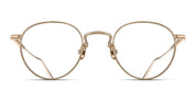 Ottica Mondello Roma - Matsuda - M3165.RX.BG.48 - M3165 - BRUSHED GOLD - Titanium - shape Panto - Gold - EYEWEAR - EYEGLASSES - Unisex,Uomo,Donna,Women,Men - lens 24h - Made In Japan