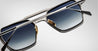 Ottica Mondello Roma - Jacques Marie Mage - JMMCMD-P3 - COMMODORE - PACIFIC - Titanium - shape Squared - Silver - EYEWEAR - SUNGLASSES - Unisex,Uomo,Donna,Women,Men - lens Gradient blue - Made In Japan