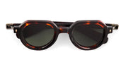 Ottica Mondello Roma - Sato - Elnat-TT-AG-1 - ELNAT - TOKYO TORTOISE / ANTIQUE GOLD - Acetate - shape Round - Tortoise - EYEWEAR - SUNGLASSES - Unisex,Uomo,Donna,Women,Men - lens Green - Made In Japan