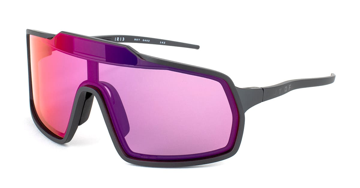 Ottica Mondello Roma - Out Of - XS060288 - BOT - BLACK WITH RED IRID ELECTRONIC LENS - Carbon fiber, grilamid - shape mask - Black - EYEWEAR - SUNGLASSES - Uomo,Men - lens red - Made In Italy