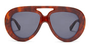 Ottica Mondello Roma - Loewe - LW40144U5553V - LW40144U - HAVANA - Acetate - shape  - Havana - EYEWEAR - SUNGLASSES - Donna,Women - lens  - Made In Italy