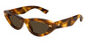 Ottica Mondello Roma - Bottega Veneta - BV1350S-002 - BV1350S-002 - HAVANA - Acetate - shape Cat-eye - Havana - EYEWEAR - SUNGLASSES - Donna,Women - lens Brown - Made In Japan