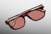 Ottica Mondello Roma - Jacques Marie Mage - JMMAW-18M - DEWITT - AMARENA - Acetate - shape Rectangular - red - EYEWEAR - SUNGLASSES - Unisex,Uomo,Donna,Women,Men - lens red - Made In Japan