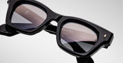 Ottica Mondello Roma - Jacques Marie Mage - JMMDE-10Y1 - DECADE COLLECTION: DEALAN - DECADE - Acetate - shape Squared - Black - EYEWEAR - SUNGLASSES - Uomo,Men - lens Gradient grey - Made In Japan