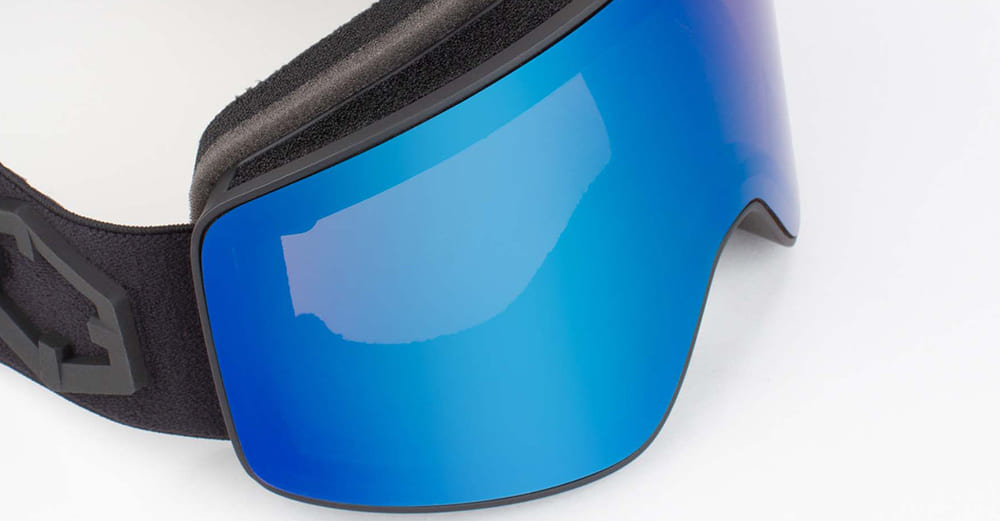 Ottica Mondello Roma - Out Of - 2G100213 - VOID - BLACK / THE ONE GELO LENS - nylon - shape Mask - Black - EYEWEAR - GOGGLES - Unisex,Uomo,Donna,Women,Men - lens Blue - Made In Italy