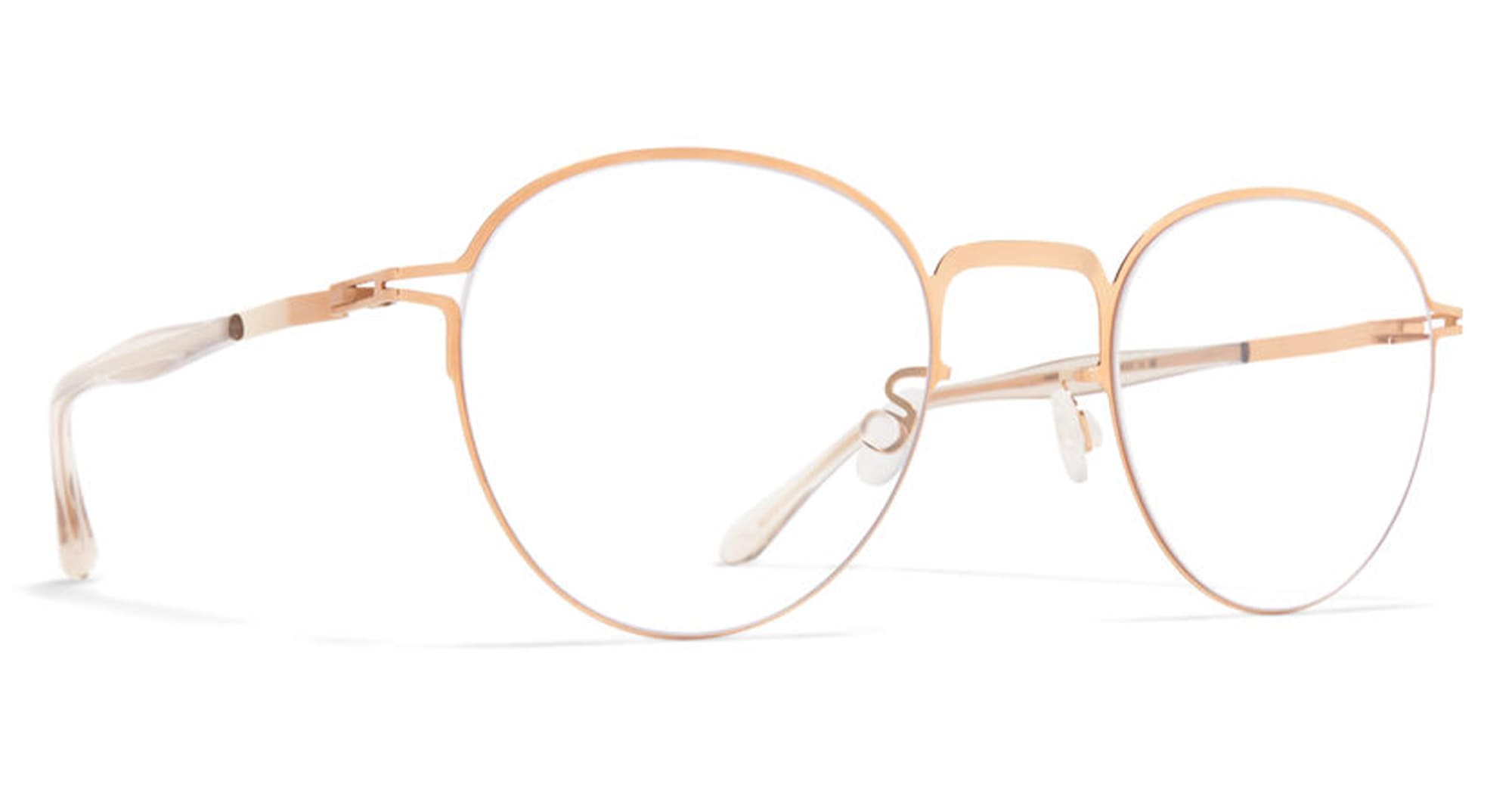 Ottica Mondello Roma - Mykita - 10083965 - TATE - CHAMPAGNE GOLD RX - stainless steel - shape Round - Gold - EYEWEAR - EYEGLASSES - Unisex,Uomo,Donna,Women,Men - lens Clear - Made In Germany