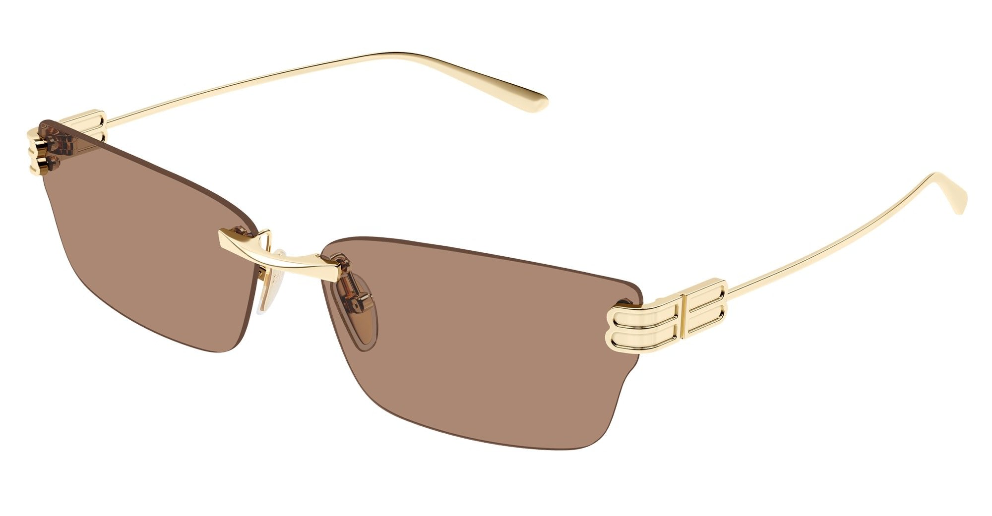  BROWN LENS - Metal - shape Cat-eye - Gold - EYEWEAR - SUNGLASSES - Donna,Women - lens Brown - Made In Japan