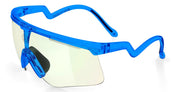 Ottica Mondello Roma - Alba Optics - 8050054517544 - DELTA - BLUE GLOSSY / VZUM F-LENS BTL - Tr90 - shape Mask - blue - EYEWEAR - SUNGLASSES - Unisex,Uomo,Donna,Women,Men - lens Green - Made In Italy