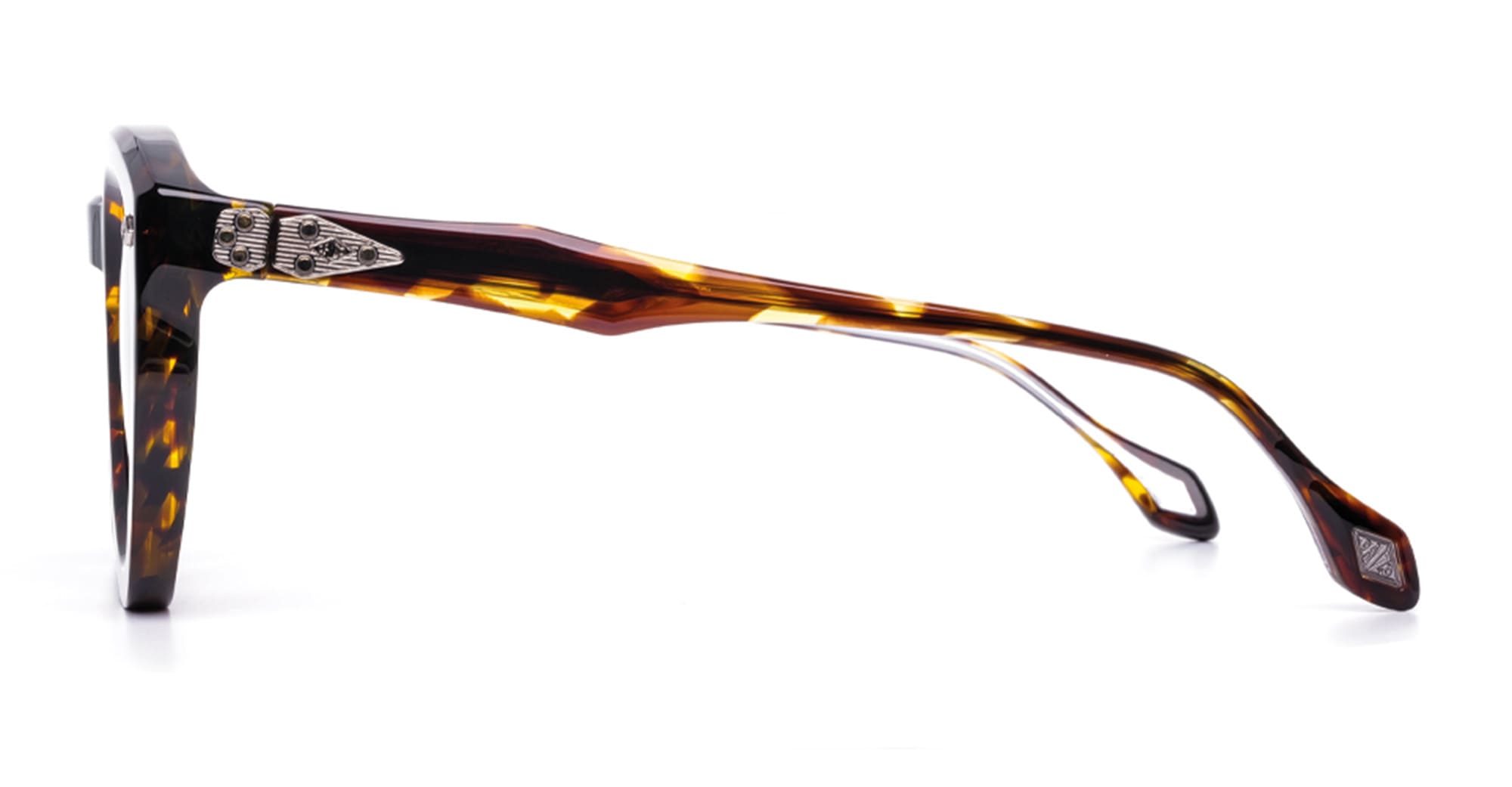Ottica Mondello Roma - Daizo - A-CR001e-T1-PG01 - ADI - TORTOISE / 18k gold plated - Acetate, titanium - shape Panto - Tortoise - EYEWEAR - SUNGLASSES - Unisex,Uomo,Donna,Women,Men - lens Green - Made In Japan