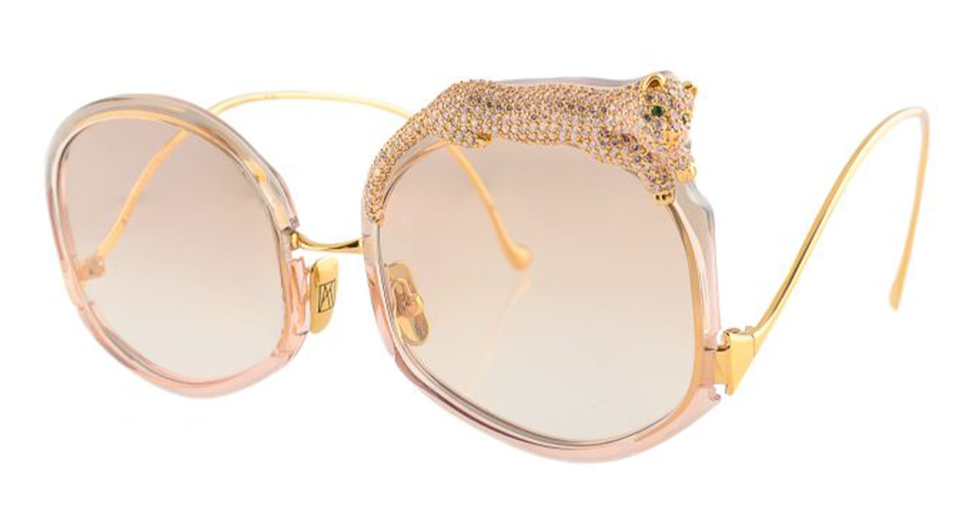 Ottica Mondello Roma - Anna-Karin Karlsson - S201-4807 - ROSE ET LE REVE - Tobacco - Titanium - shape Octagonal - Gold - EYEWEAR - SUNGLASSES - Donna,Women - lens Gradient brown - Made In Japan