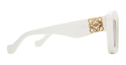 Ottica Mondello Roma - Loewe - LW40145I5225E - LW40145I - WHITE - Acetate - shape Cat-eye - White - EYEWEAR - SUNGLASSES - Donna,Women - lens Brown - Made In Italy