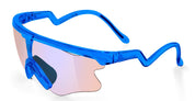 Ottica Mondello Roma - Alba Optics - 8050054517582 - DELTA LEI - BLUE GLOSSY / VZUM F-LENS FLM - Tr90 - shape Mask - blue - EYEWEAR - SUNGLASSES - Unisex,Uomo,Donna,Women,Men - lens purple - Made In Italy