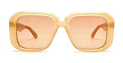 Ottica Mondello Roma - Jacques Marie Mage - J-ESN-GW-T7014J-OS - PAT - SUNDIAL - Acetate - shape Squared - yellow - EYEWEAR - SUNGLASSES - Donna,Women - lens sepia - Made In Italy