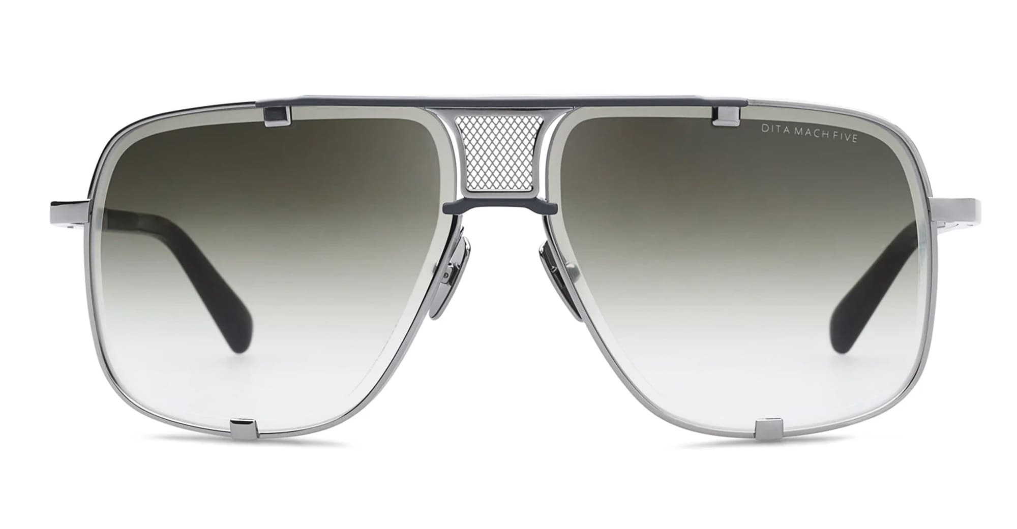 Ottica Mondello Roma - DITA - DRX-2087-G-PLD-BLK-64 - MACH-FIVE - BLACK PALLADIUM / BLACK IRON - Titanium - shape Navigator - Black - EYEWEAR - SUNGLASSES - Uomo,Men - lens Gradient grey - Made In Japan