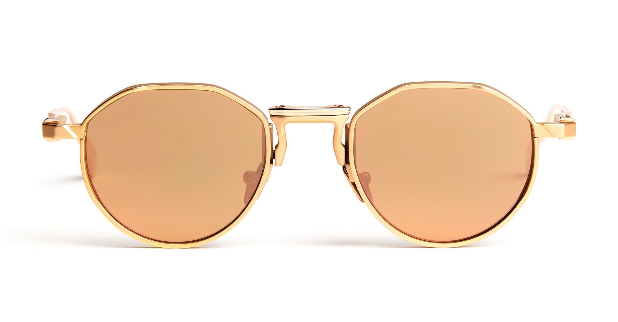 Ottica Mondello Roma - Movitra - APEX 01-C3 - Apex 01 - C3 Rose Gold / Rose Gold Lens - Titanium - shape Round - rose gold - EYEWEAR - SUNGLASSES - Uomo,Men - lens Gold - Made In Italy