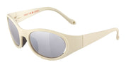 Ottica Mondello Roma - Alba Optics - 8050054512228 - ANVMA 99 - VANILLA / VZUM ALU - Tr90 - shape Oval - beige - EYEWEAR - SUNGLASSES - Uomo,Men - lens Grey - Made In Italy