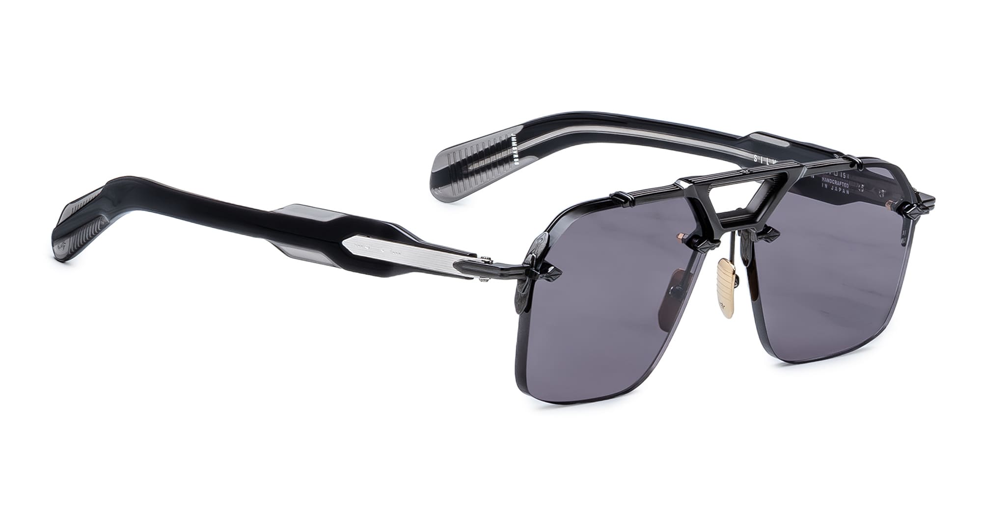 Ottica Mondello Roma - Jacques Marie Mage - JMMSVR-58 - SILVERTON - RAVEN - Acetate, titanium - shape  -  - EYEWEAR - SUNGLASSES - Uomo,Men - lens  - Made In Japan
