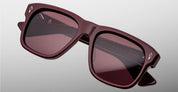 Ottica Mondello Roma - Jacques Marie Mage - JMMYV-R12 - EPOXY II: YVES - CASSIS - Acetate - shape Squared - burgundy - EYEWEAR - SUNGLASSES - Unisex,Uomo,Donna,Women,Men - lens burgundy - Made In Japan