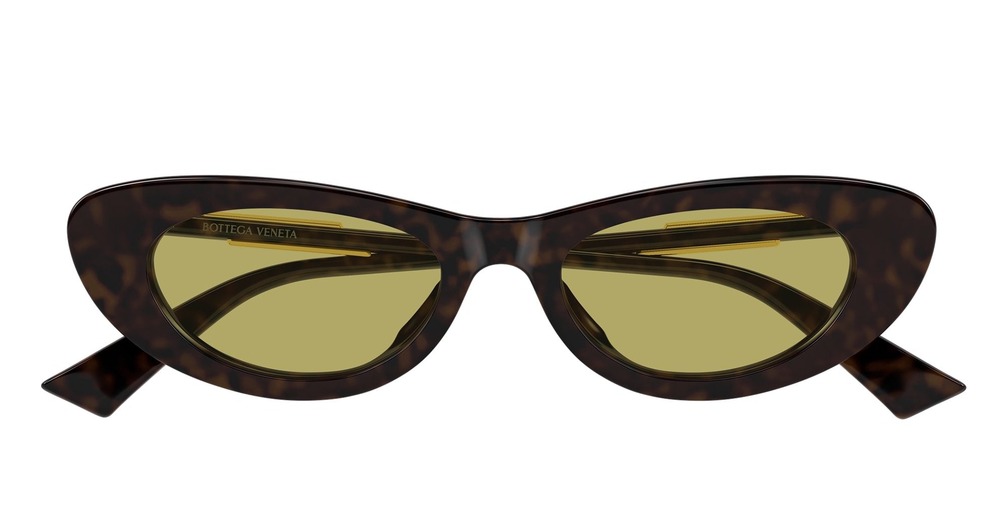  YELLOW LENS - Acetate - shape Cat-eye - Havana - EYEWEAR - SUNGLASSES - Donna,Women - lens yellow - Made In Japan