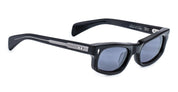 Ottica Mondello Roma - Jacques Marie Mage - JMMIT-K3 - INITIALS - BLACK MIRROR - Acetate - shape Rectangular - Black - EYEWEAR - SUNGLASSES - Unisex,Uomo,Donna,Women,Men - lens Grey - Made In Japan