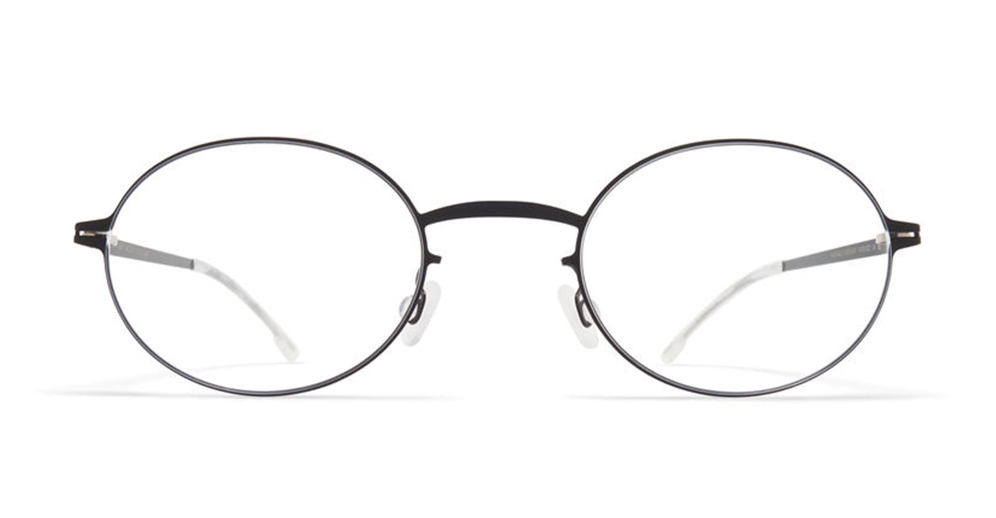 Ottica Mondello Roma - Mykita - 10088901 - EMMI - JET BLACK RX - stainless steel - shape Oval - Black - EYEWEAR - EYEGLASSES - Donna,Women - lens Clear - Made In Germany