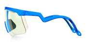 Ottica Mondello Roma - Alba Optics - 8050054517544 - DELTA - BLUE GLOSSY / VZUM F-LENS BTL - Tr90 - shape Mask - blue - EYEWEAR - SUNGLASSES - Unisex,Uomo,Donna,Women,Men - lens Green - Made In Italy