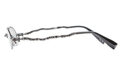 Ottica Mondello Roma - Kuboraum - KRSH81RH0000004G - MASK H81 RH - GUNMETAL - Metal - shape Oval - grey - EYEWEAR - SUNGLASSES - Unisex,Uomo,Donna,Women,Men - lens Grey - Made In Italy