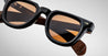 Ottica Mondello Roma - Jacques Marie Mage - JMMVE-10A - VENDOME - NOIR X - Acetate - shape Panto - black, brown - EYEWEAR - SUNGLASSES - Uomo,Men - lens orange - Made In Japan