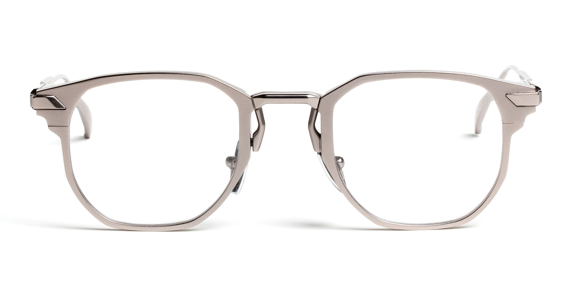 Ottica Mondello Roma - Movitra - VIS INSITA 01-C2 D - VIS INSITA 01 - C2 Light Gunmetal RX - Titanium - shape Panto - Silver - EYEWEAR - EYEGLASSES - Uomo,Men - lens Clear - Made In Italy