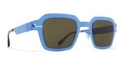 Ottica Mondello Roma - Mykita - 10085035 - MOTT - LIGHT BLUE - stainless steel - shape Squared - blue - EYEWEAR - SUNGLASSES - Donna,Women - lens Green - Made In Germany