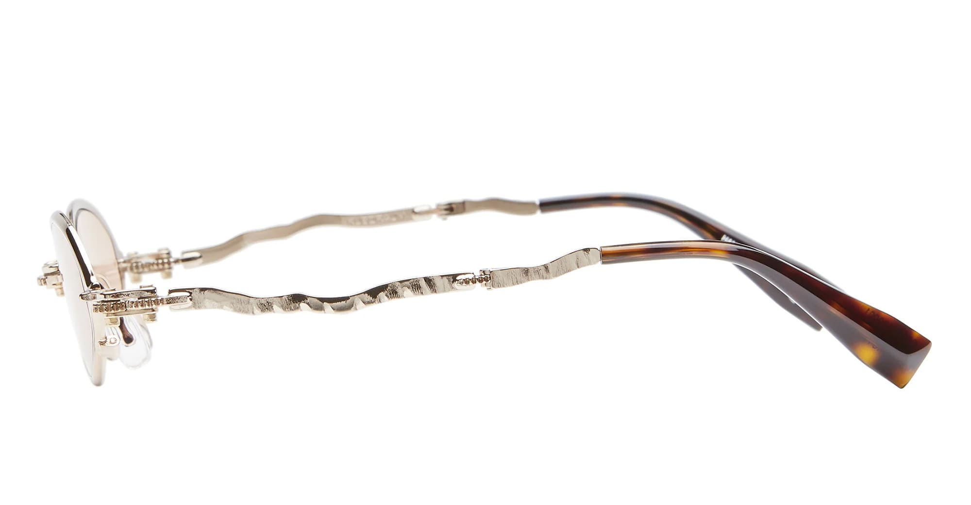 Ottica Mondello Roma - Kuboraum - KRSH81PG0000004P - MASK H81 PG - ROSE GOLD - Metal - shape Oval - rose gold - EYEWEAR - SUNGLASSES - Unisex,Uomo,Donna,Women,Men - lens light brown - Made In Italy