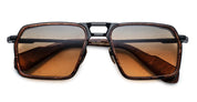 Ottica Mondello Roma - Jacques Marie Mage - JMMGTR-16F - GT-R - BOA - titanium, acetate - shape Navigator - black, brown - EYEWEAR - SUNGLASSES - Uomo,Men - lens Gradient brown - Made In Japan
