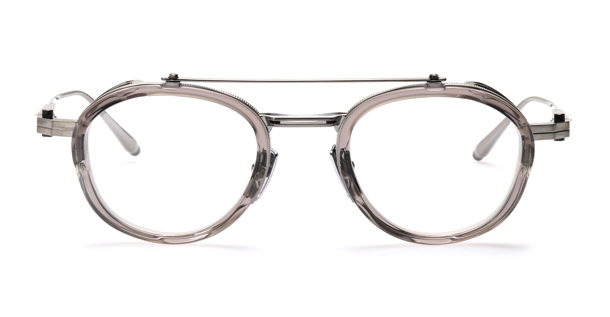 BRUSHED PALLADIUM RX - Titanium - shape  - Silver - EYEWEAR - EYEGLASSES - Uomo,Men - lens Clear - Made In Japan