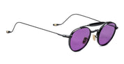 Ottica Mondello Roma - Jacques Marie Mage - JMMDS-17D - DASAN - SPIDER - Titanium - shape Aviator - Black - EYEWEAR - SUNGLASSES - Unisex,Uomo,Donna,Women,Men - lens purple - Made In Japan