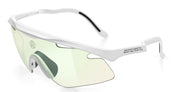 Ottica Mondello Roma - Alba Optics - 8050054516417 - MANTRA - WHITE / VZUM F-LENS BTL - Tr90 - shape Mask - White - EYEWEAR - SUNGLASSES - Unisex,Uomo,Donna,Women,Men - lens blue green - Made In Italy