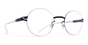 Ottica Mondello Roma - Mykita - 10090353 - LOVA - SILVER / INDIGO RX - stainless steel - shape  - Silver, blue - EYEWEAR - EYEGLASSES - Unisex,Uomo,Donna,Women,Men - lens  - Made In Germany
