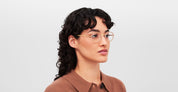 Ottica Mondello Roma - Mykita - 10089686 - BERTHOLD - A98 Glossy Gold / Desert Haze RX - stainless steel - shape Oval - Gold, brown - EYEWEAR - EYEGLASSES - Unisex,Uomo,Donna,Women,Men - lens Clear - Made In Germany