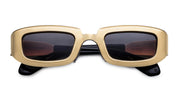 Ottica Mondello Roma - Jacques Marie Mage - JMMPY-40 - RYDER - GOLD - titanium, acetate - shape Rectangular - Gold - EYEWEAR - SUNGLASSES - Unisex,Uomo,Donna,Women,Men - lens Gradient grey - Made In Japan