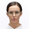 Ottica Mondello Roma - Kuboraum - KRS0P4TA0000002W - MASK P4 - TAPIOCA / BLACK SHINE RX - Acetate - shape  - transparent beige, black - EYEWEAR - EYEGLASSES - Uomo,Men - lens  - Made In Italy