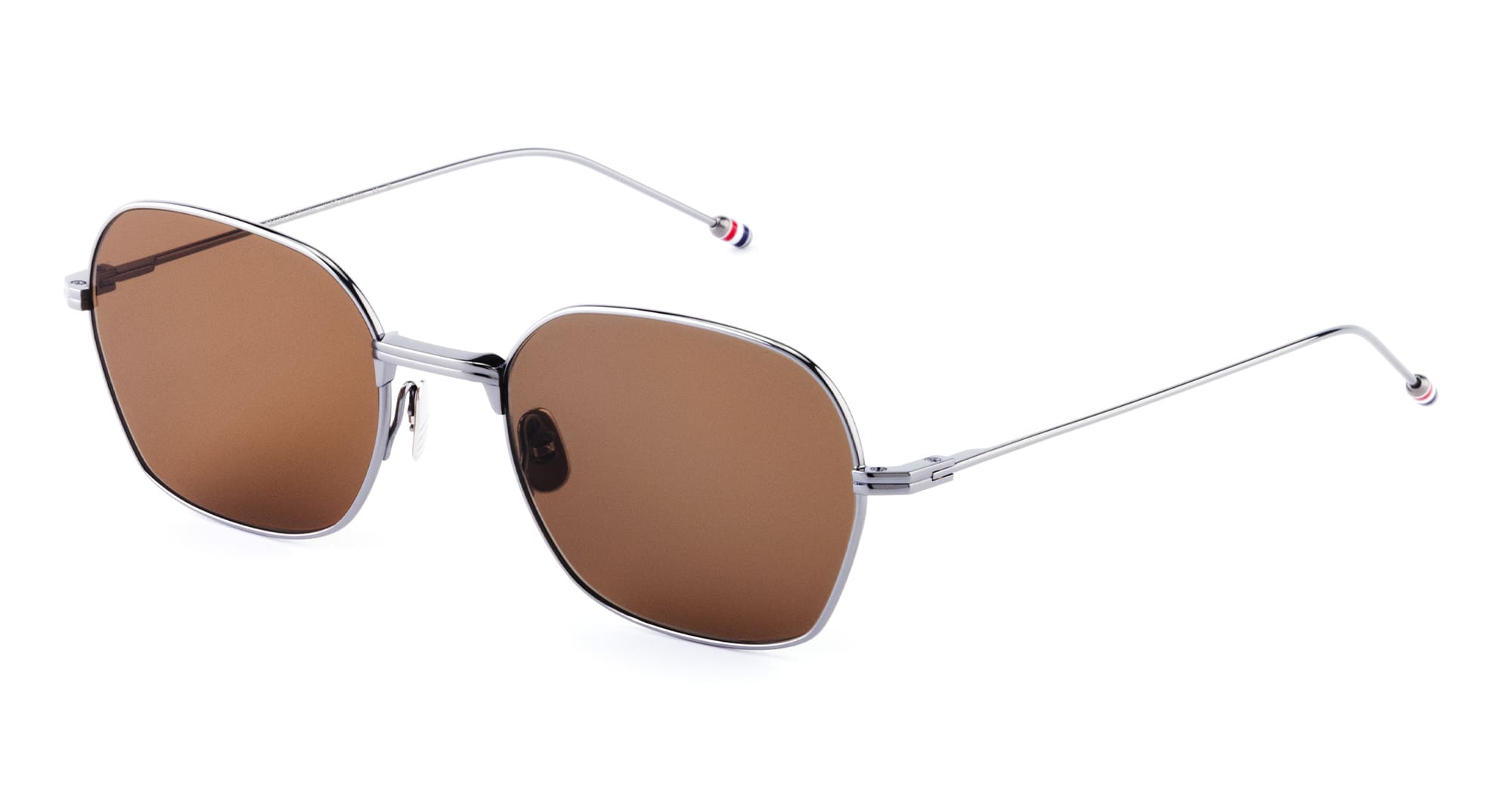 Ottica Mondello Roma - Thom Browne - UES945A-G0001-045-54 - RECTANGULAR - SILVER - Titanium - shape  - Silver - EYEWEAR - SUNGLASSES - Donna,Women - lens  - Made In Japan